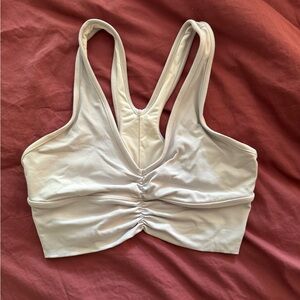 White alo sports bra